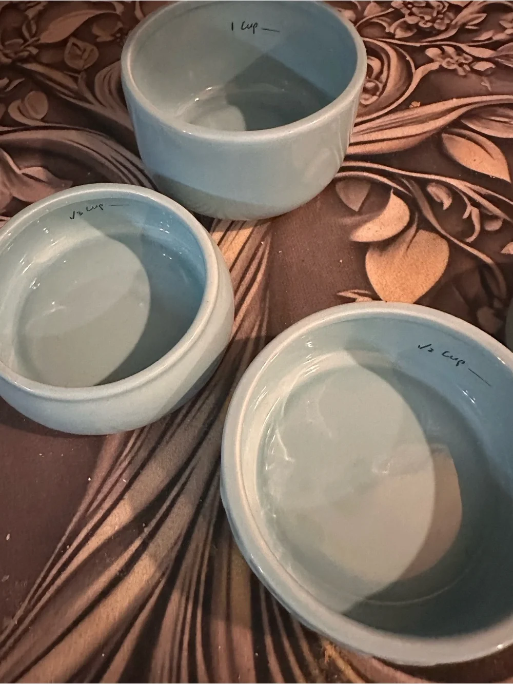 Mason Ceramic Storage Jar in Light Blue with Cream Lid